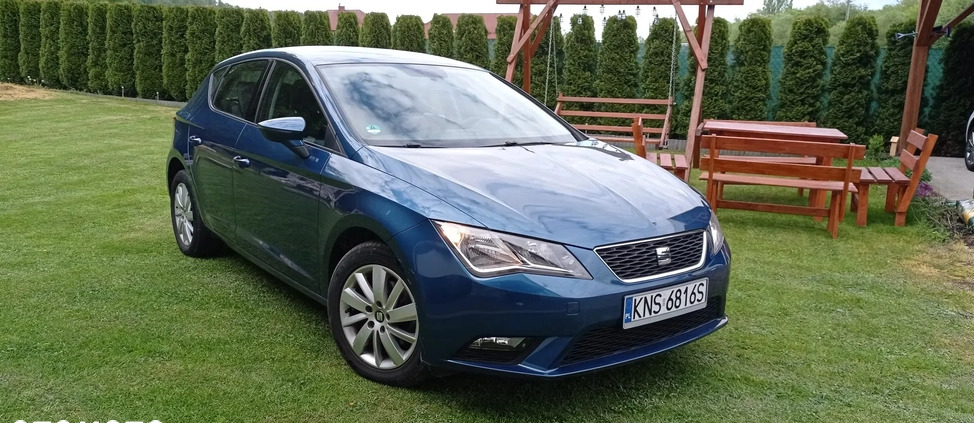 Seat Leon cena 32200 przebieg: 112000, rok produkcji 2013 z Zambrów małe 172